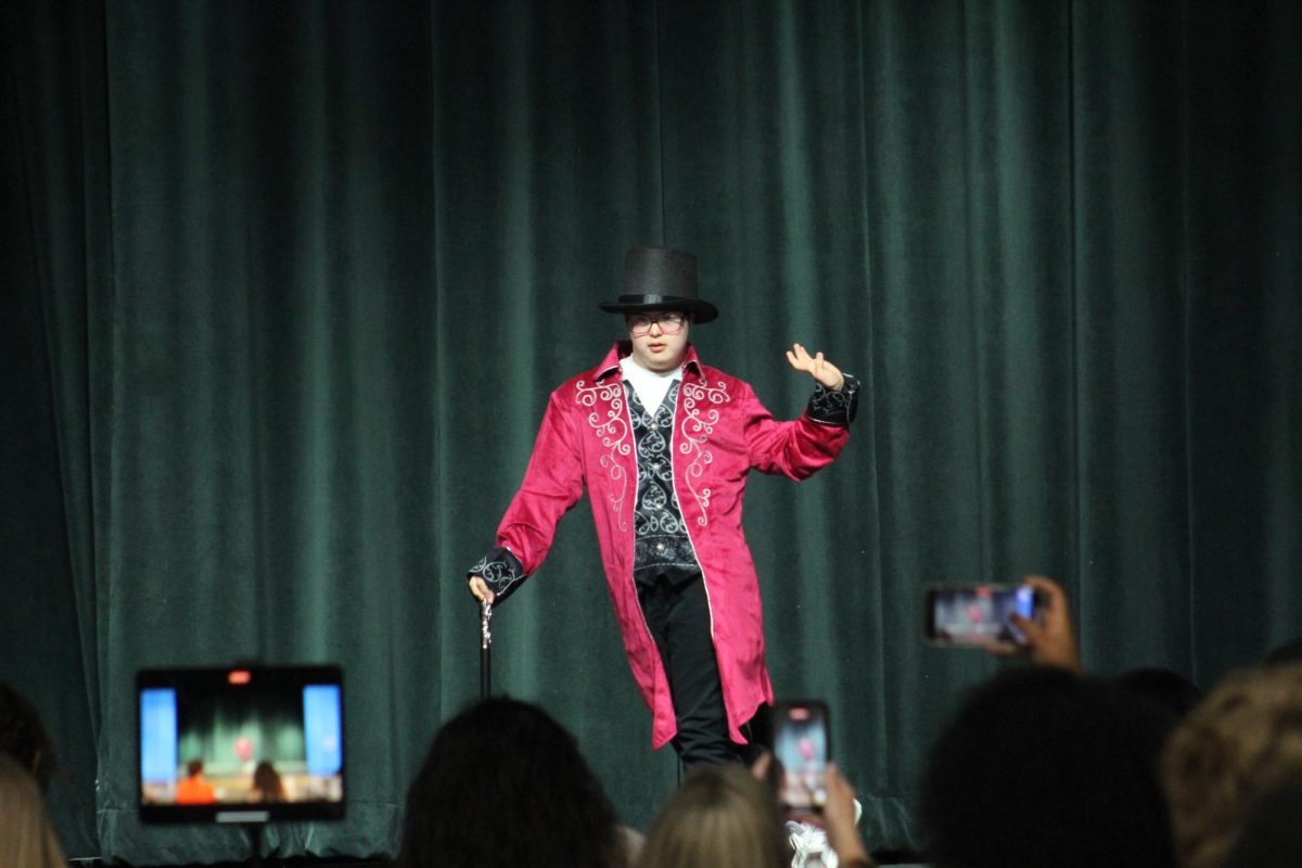 Gabe Wats performed a dance to The Greatest Showman.