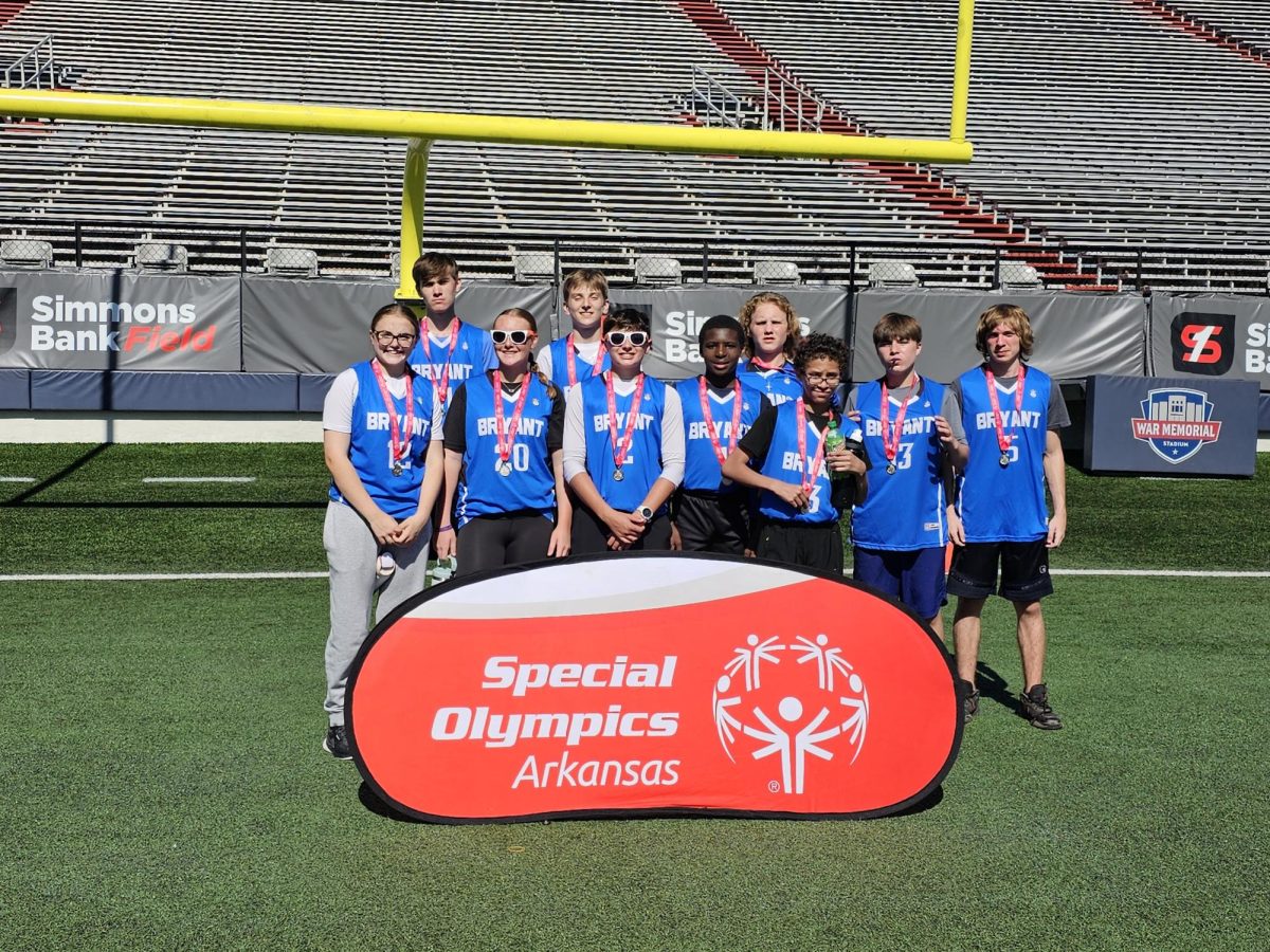 Team Unified after placing second in flag football